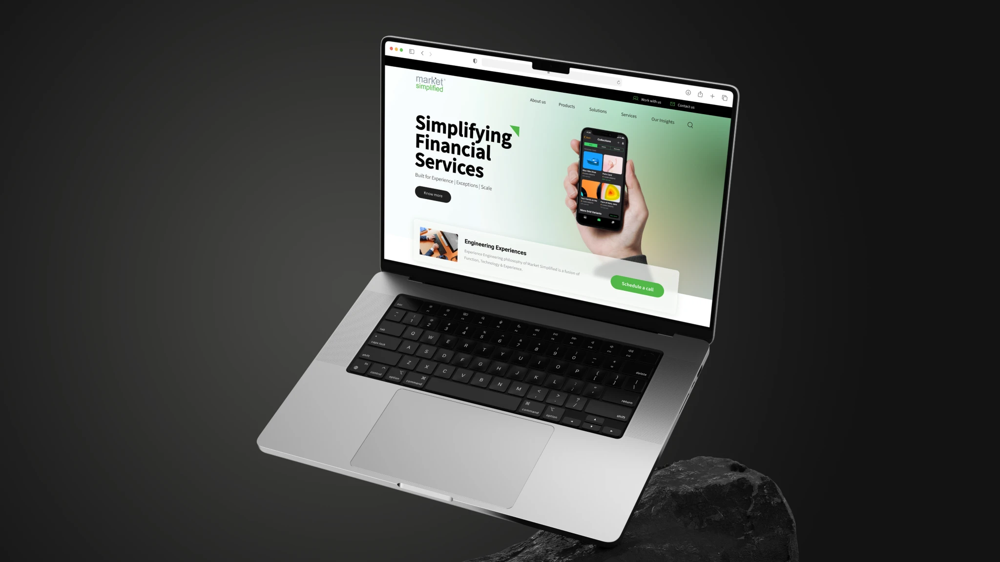 Market Simplified brand identity and website project shown on BuildFastr